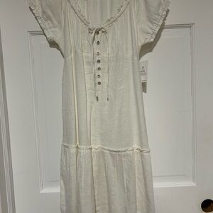 Lucky Brand White boho dress
